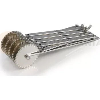 Čokoládová tyčinka Pětiřadé nastavitelné rádýlko, vlnité - ROTAPINOX5O | MARTELLATO, Multicutters