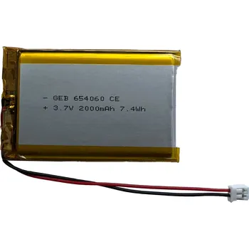 Baterie Li-Pol GEB 654060 2000mAh JST-PH 2.0 s ochranou