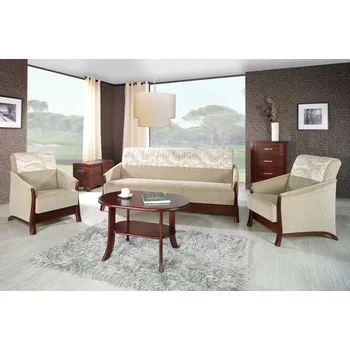 Sedací souprava Klasická sedací souprava MODEL L 3W+1+1 bez čalounění zadní části