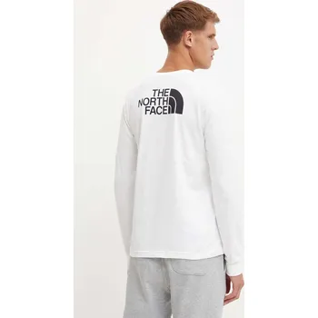 Pánská móda Tričko s dlouhým rukávem The North Face L/S Easy Tee NF0A8A6FFN41 bílá 00X, vel. L