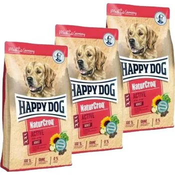 Krmivo pro psa HAPPY Dog NATUR Croq Active 3x15kg