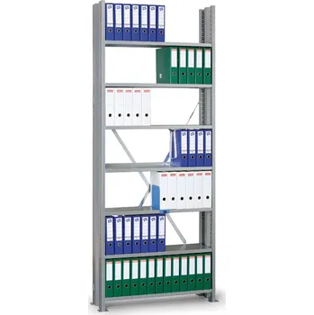 Dílenský regál Archivační regál s bočními stěnami Variant, 2550 x 1000 x 300, základní