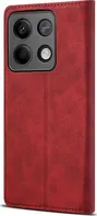 Lenuo Leather pro Xiaomi Redmi Note 13 5G červené