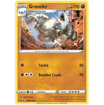 Sběratelská karetní hra Pokémon TCG Graveler 068/159