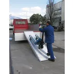 Metalmec Hliníková nájezdová rampa s vedením, 2000x1000 mm, 1000 kg