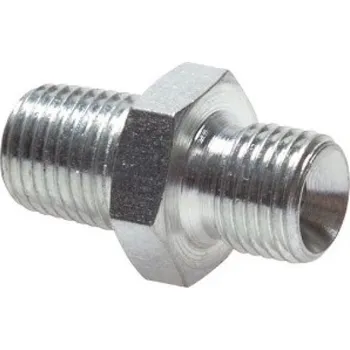 Instalatérský materiál Vsuvka vysokotlaká G1/4 - NPT1/4" ocel pozink, 800 bar