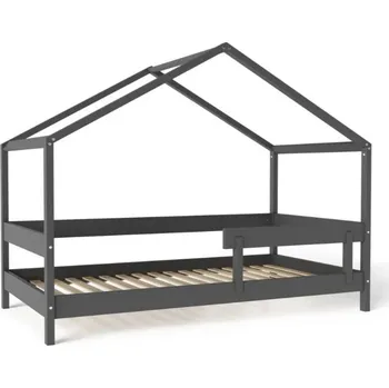 Dětská postýlka Domečková postýlka Hutte 160x80 ANTRACITE Yappykids