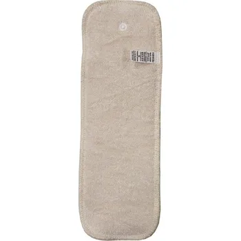 látková plena Breberky - Noční BIO Vkládací plenka (S) - Krátká, Přírodní