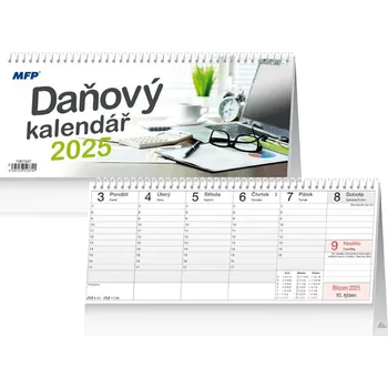 Kalendář Recenze MFP Stolní daňový kalendář 2025