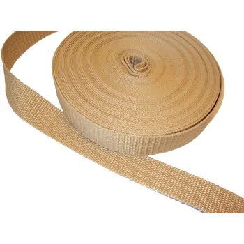 Upínací popruh Popruh 25mm pískový