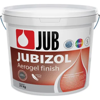 Omítka JUB JUBIZOL Aerogel finish S mikroarmovaná silikonová hlazená omítka 25 kg 1.5 mm Bílá