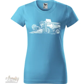 Tričko - Claas Trion Barva: Tyrkysová (44), Velikost: S, Střih: Dámské