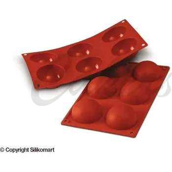 Čokoláda Forma silikon: POLOKOULE 6x80ml