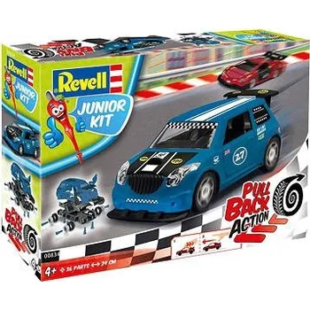 ostatní stavebnice Junior Kit auto 00834 - Pull Back Rallye Car (modré) (1:20)