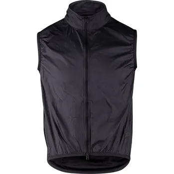 Cyklistická bunda vesta FORCE WIND, light, síťovaná záda, černá Velikost: XXL