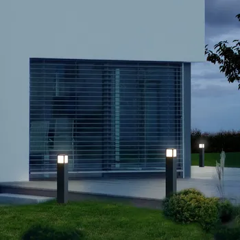 Lampička BEGA RZB HB 205 LED osvětlení cesty antracit výška 65cm antracit metalíza, opálová LED celkem 12 W - Doprava zdarma