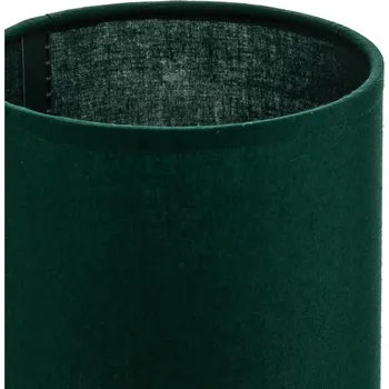 Lampička Duolla Stínidlo na lampu Roller, zelené, Ø 13 cm, výška 15 cm tmavě zelená