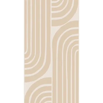 Tapeta Geometrická vliesová fototapeta na zeď, béžová, 159253, Bloom, Esta Home