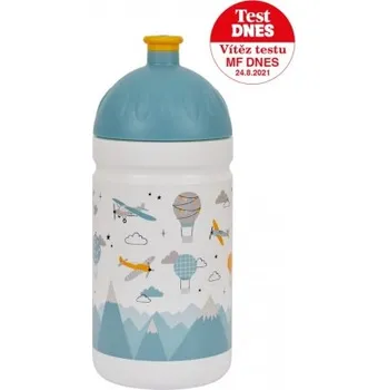 Láhev Zdravá lahev® V oblacích 500ml - Bílá, 500ml