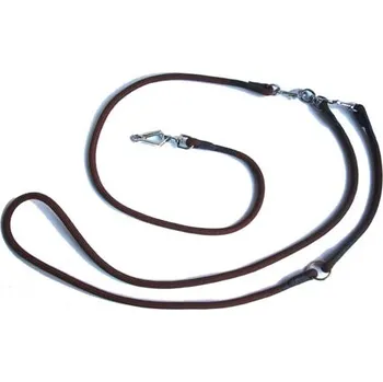 Vodítko pro psa DOGSTORE Klešťová karabina, 245 cm - Lovecké vodítko (přepínací) Barva: Fialová