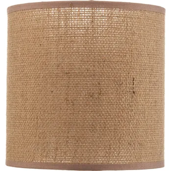 Lampička Duolla Stínidlo na lampu Roller, světle hnědé, Ø 15 cm, výška 15 cm světle hnědá