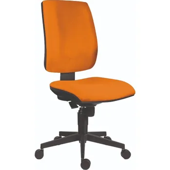 Pracovní židle Flute bez područek, oranžová