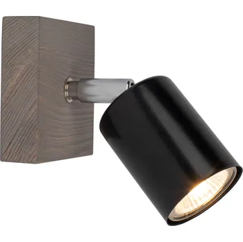 Lampička Envostar Alara nástěnná skvrna 1fl. borovicově šedá šedá, černá 1 x 5 W LED