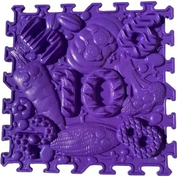 ortopedická podložka OrtoNature Masážní ortopedické podložky Pojďme hrát matematiku 10 - měkké Barva: tmavě fialová