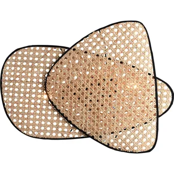 Lampička Viokef Nástěnné světlo Gheisa z ratanu, 2 zdroje světlé dřevo, černá 2 x 40 W - Doprava zdarma