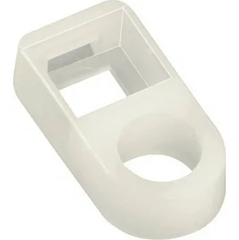 Stahovací páska HellermannTyton FH18-N66-NA-D1 úchytka šroubovací 151-61119 přírodní 1 ks