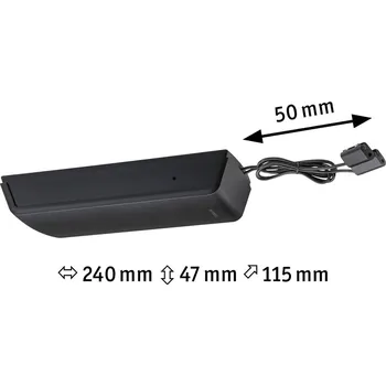 Lampička Paulmann Wire trafo 60 W 12 V DC 60 VA černá matná - Doprava zdarma