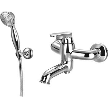 Vodovodní baterie Omnires Art Deco vanová baterie na stěnu chrom AD5131CR