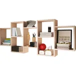 Nástěnná police TRIO 65x161 cm dub sonoma