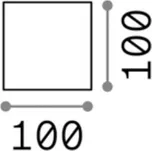 Ideallux Ideal Lux venkovní nástěnné svítidlo Rubik antracitový hliník 10 cm 4 000 K LED 8,5 W celkem - Doprava zdarma