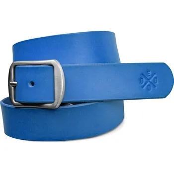 Opasek Eggo Hunt kožený opasek Modrá