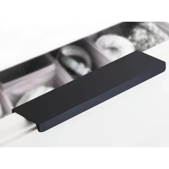 Zásuvkový kontejner Profilová nábytková úchytka 200mm 6805 horní černá (MD5160B)