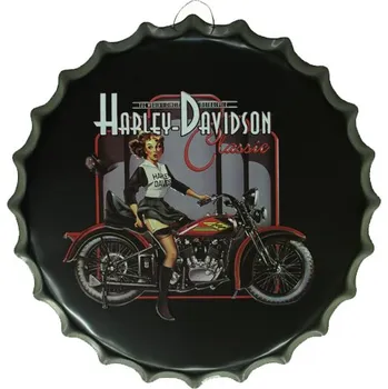 Harley Davidson plechová dekorace