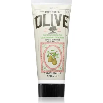 Tělový krém Korres Pure Greek Olive & Honey Pear vyživující tělový krém 200 ml