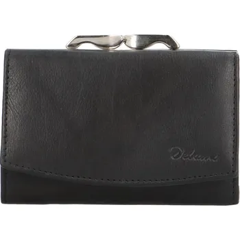Peněženka Dámská kožená peněženka Delami Cora, černá
