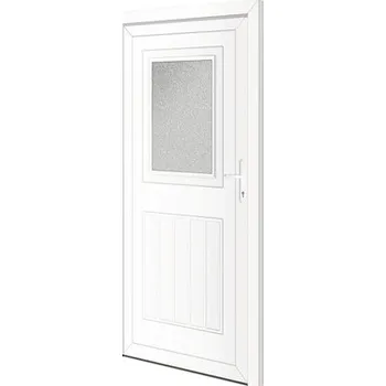 Vchodové dveře Plastové vchodové dveře vedlejší Arkansas 98x198 cm P bílé