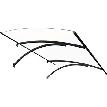 Stříška nad vchodové dveře Vchodová stříška Hof 1200 x 850 x 250 mm antracit