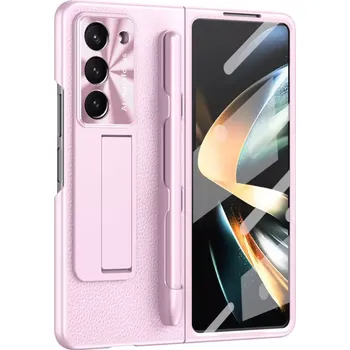 Pouzdro na mobilní telefon AxyzCase Charm kryt s tvrzeným sklem na Samsung Galaxy Z Fold6 5G světle růžový