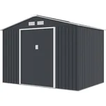 VespaGarden Zahradní domek PHOENIX D - 277x259x203cm / 7,17m2- tmavě šedý