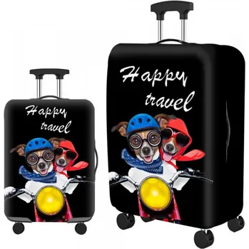 Obal na kufr černý - Firenze Happy L černá