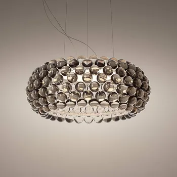 Lampička Foscarini Caboche Plus media MyLight CCT šedá kouřově šedá LED 23 W celkem - Doprava zdarma