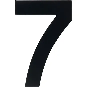 Domovní číslo "7", RN.95L, černá