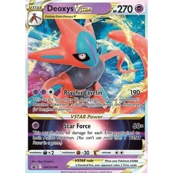 Společenská hra Pokémon SWSH268 Deoxys VSTAR - Black Star Promos