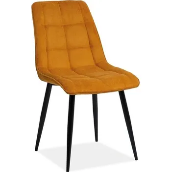 Jídelní židle Jídelní židle Chic III, žlutá / černá