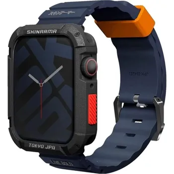 Řemínek na hodinky SKINARMA Shokku řemínek Apple Watch 45/44/42 mm modrý