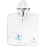 Kikko BIO bavlněné froté pončo XKKO Organic White Stars